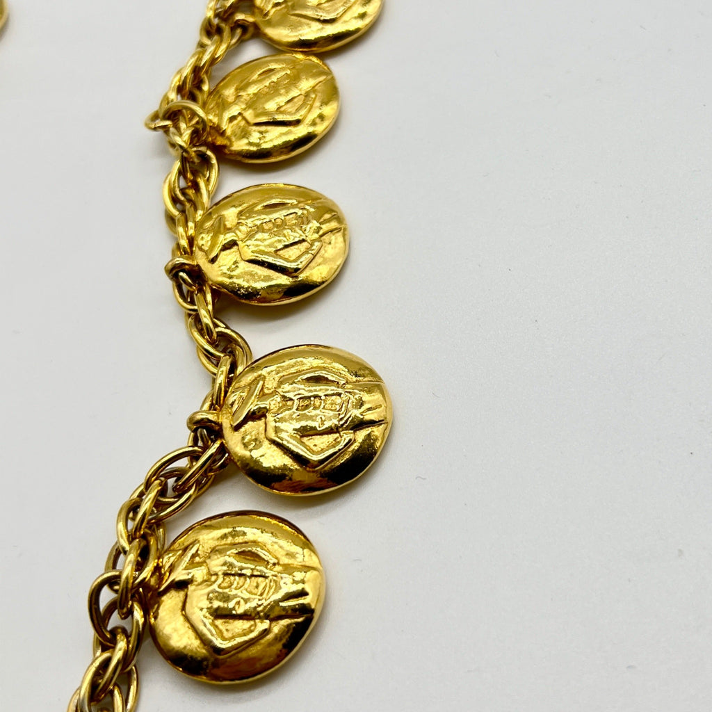Vintage Chanel Mademoiselle Charm Necklace