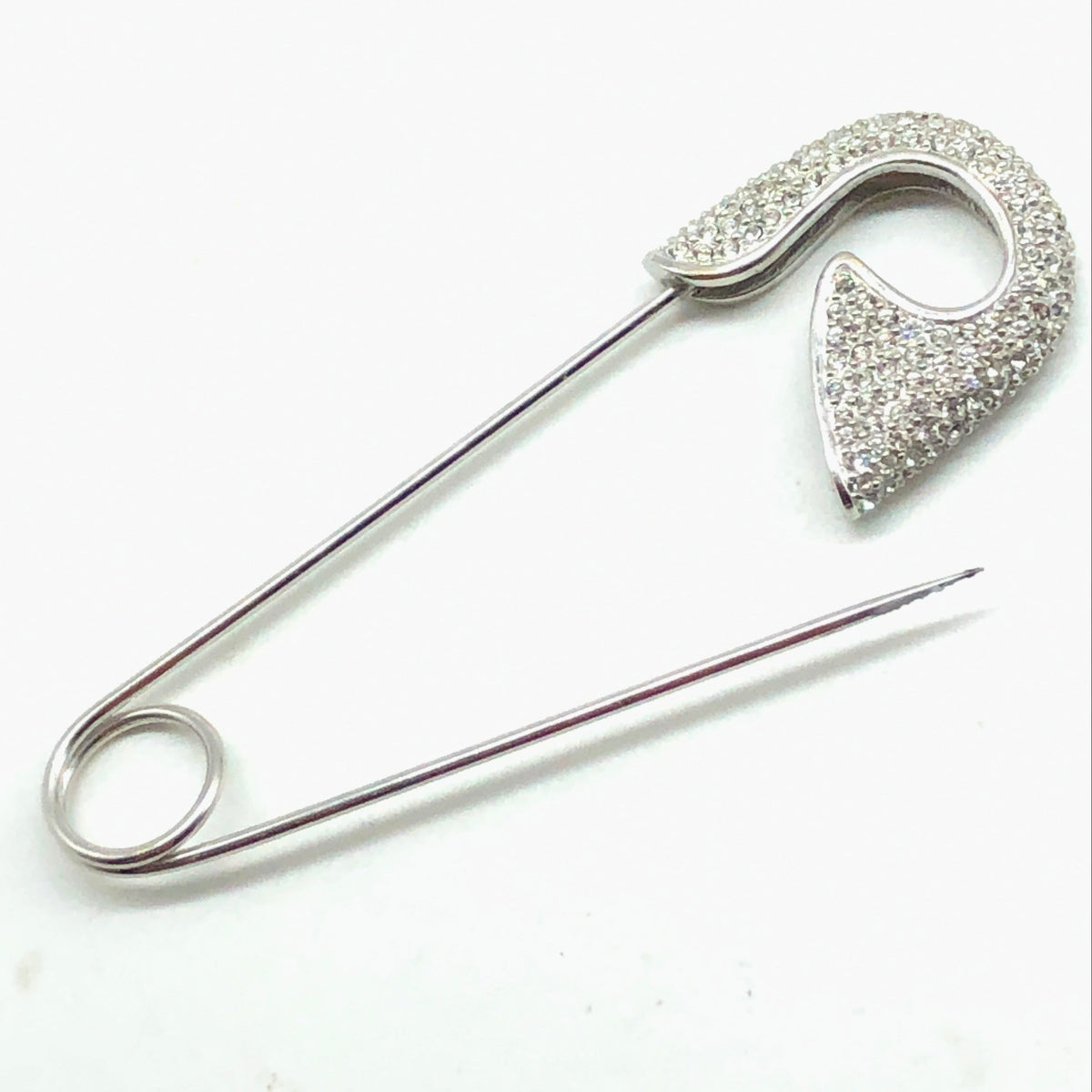 Vintage Dior by Galliano Crystal Safety Pin Brooch – Very Vintage