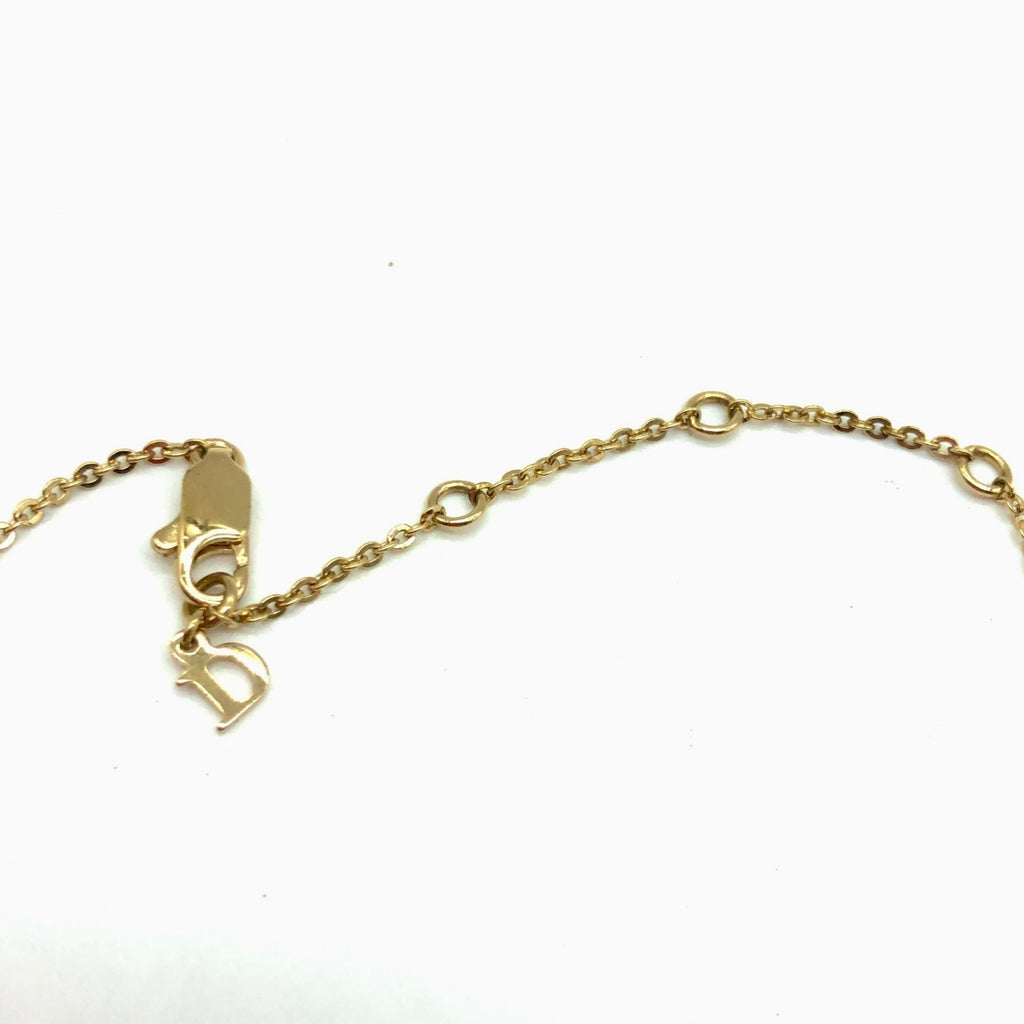 Dior by Galliano  Logo Letter Necklace