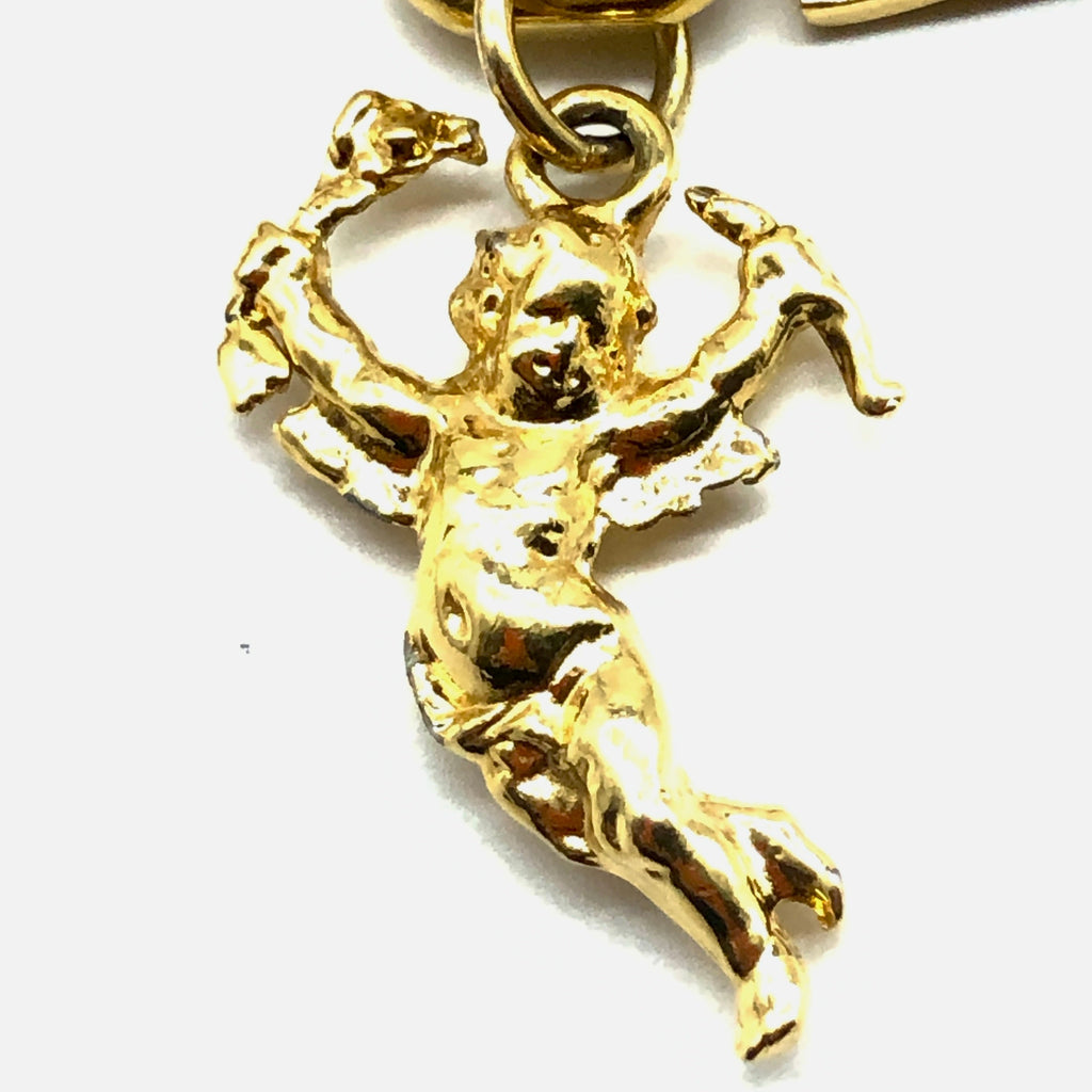 Vintage Chanel Cupid Charm Bracelet