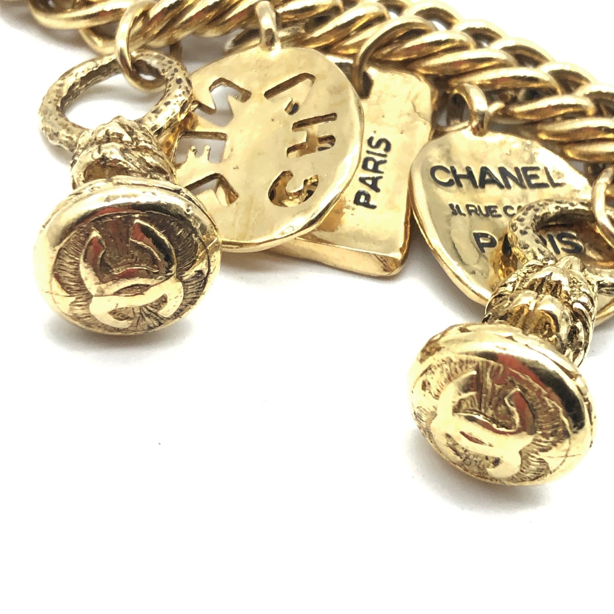 Chanel Rare Vintage Letter Charm Bracelet - AWL1601 – LuxuryPromise