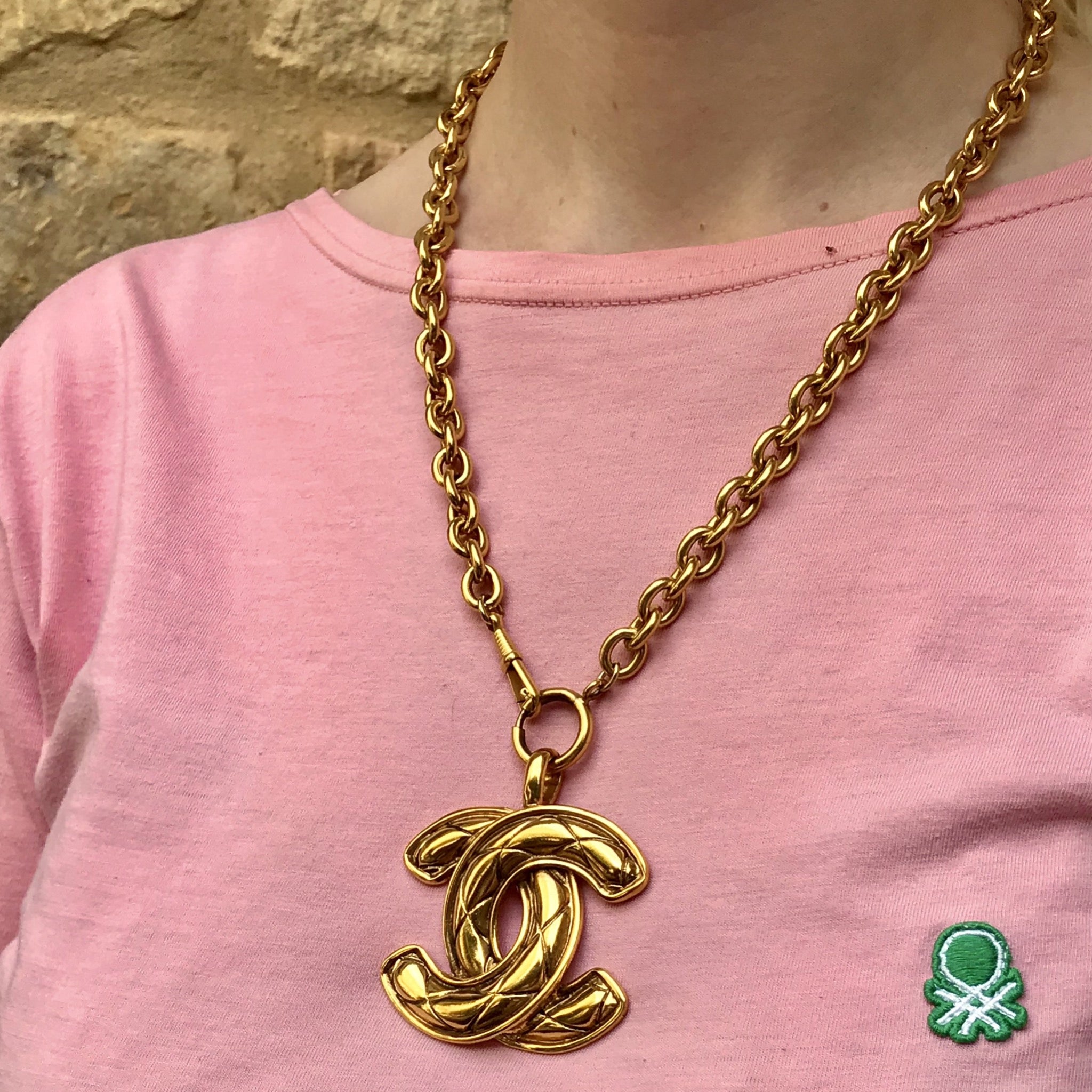 Vintage chanel cc necklace Clearance