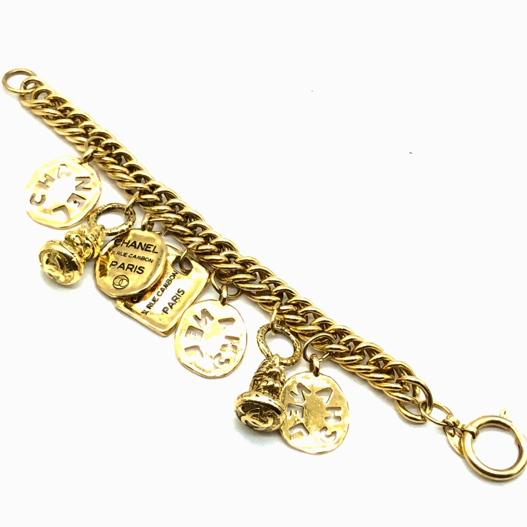 Vintage Chanel Charm Bracelet with Seal Charms – Very Vintage