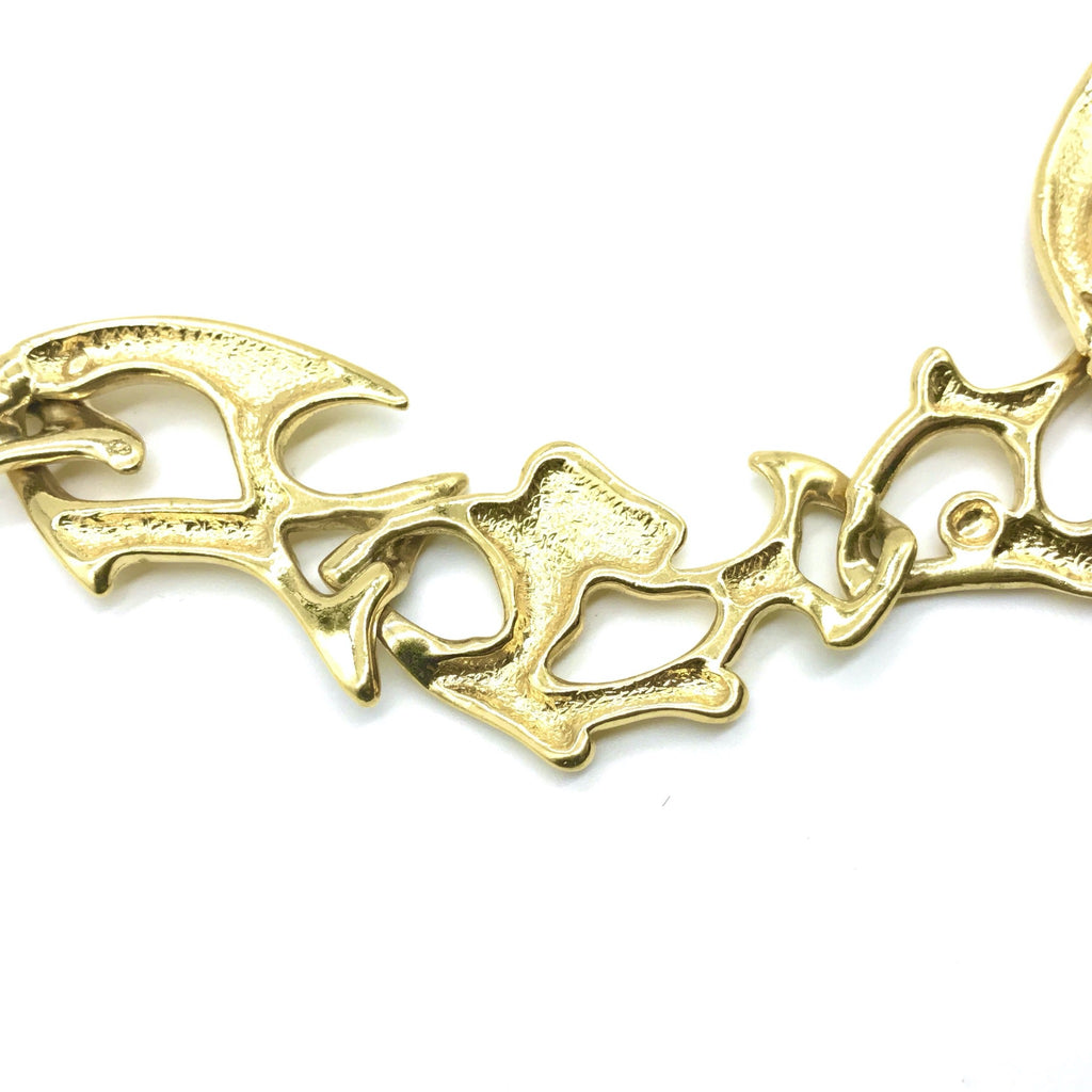 Vintage YSL Yves Saint Laurent Fish Necklace