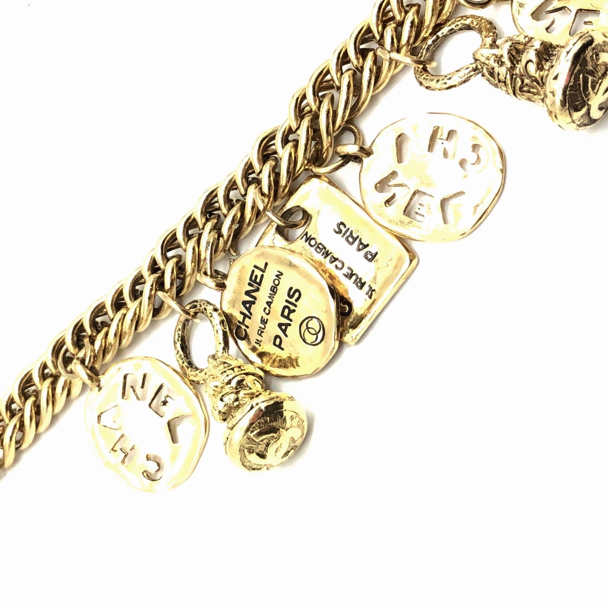 Chanel CC Paris Salzburg Charm Bracelet