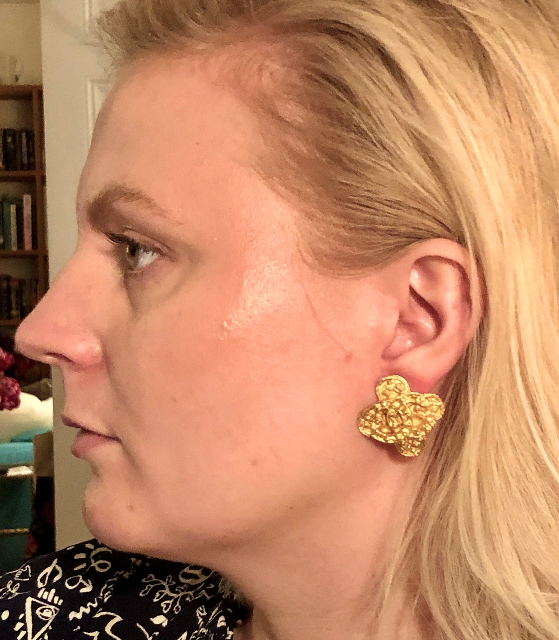 Vintage Chanel CC and Clover Rococo Earrings – Very Vintage