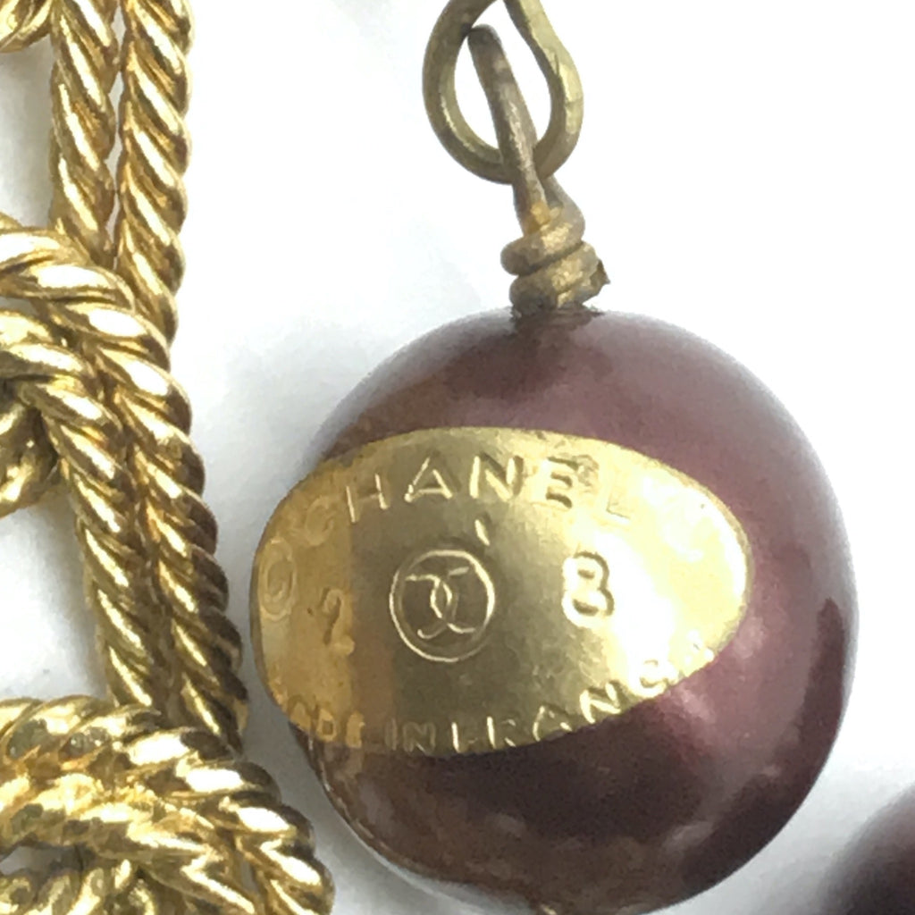 Chanel Necklace with Pearl Heart