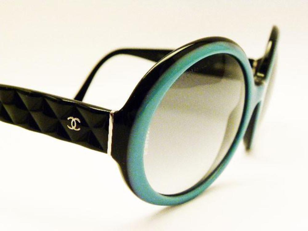 Rare Authentic Chanel 3106 c.853 Black Violet 50mm Glasses Frames