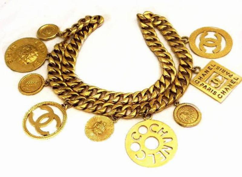 Vintage 1980s Charm Bracelet - 18 Carat Gold Plated Vintage