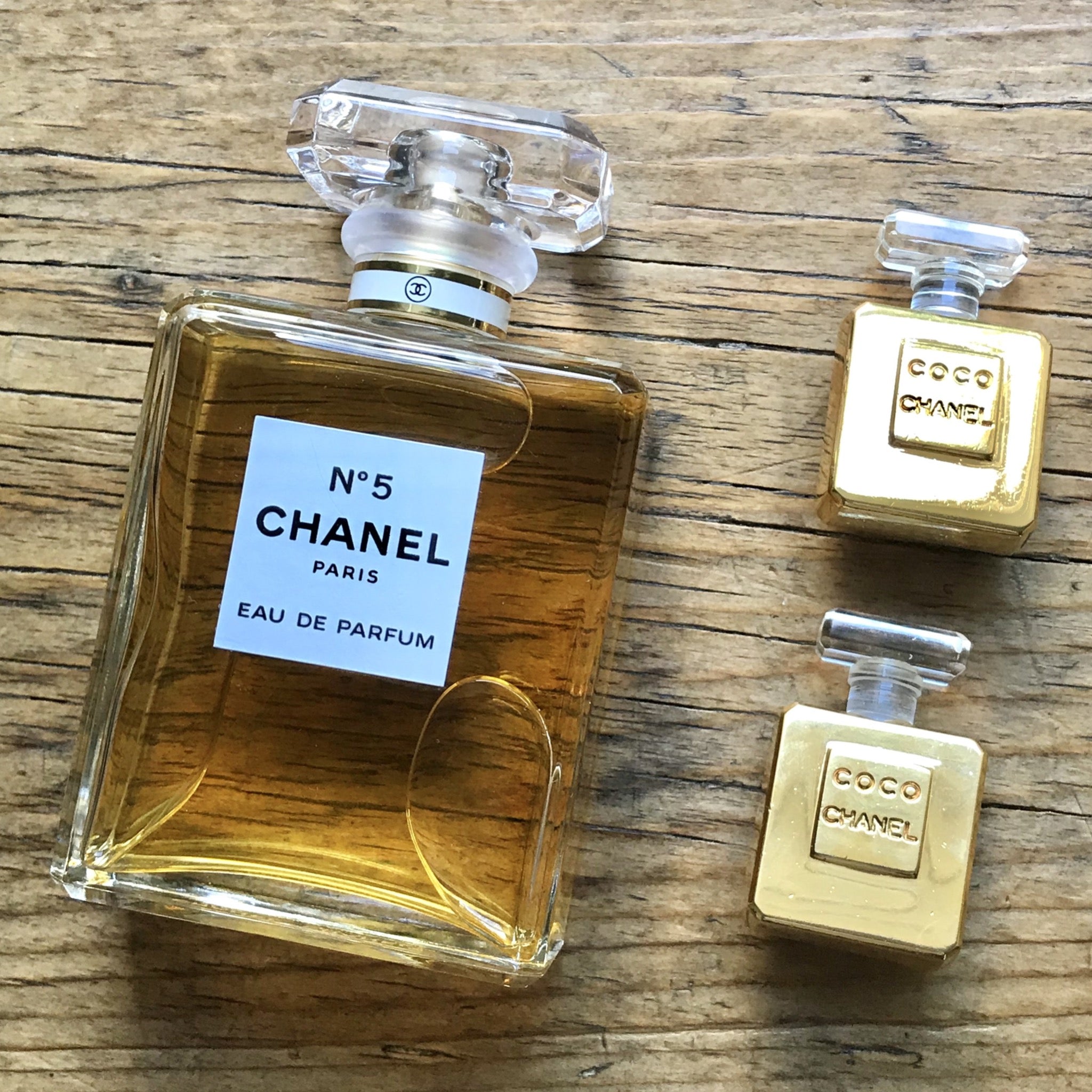 vintage chanel no. 5 perfume bottle
